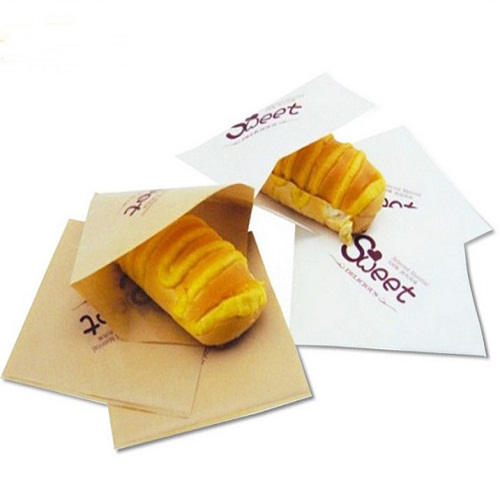 L SHAPE  PE COATED GREASE PROOF  PAPER BAGS