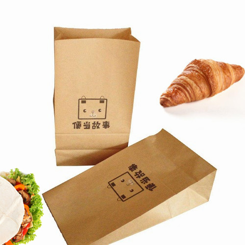 #16 PAPER LUNCH BAG WITH PE COATED  18*14*33 CM
