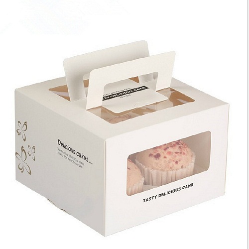 8 INCH PORTABLE CHEESE CAKE WINDOW BOX 22*22*10CM