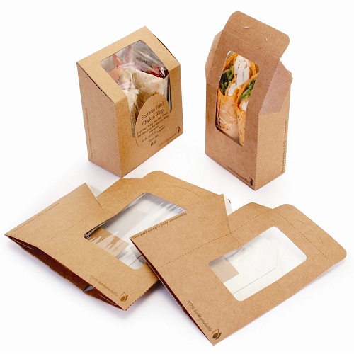 TORTILLA / CHICKEN ROLLS PE COATED  PAPER BOX
