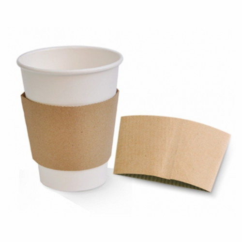 12OZ COFFEE PAPER CUPS WITH PAPER SLEEVE